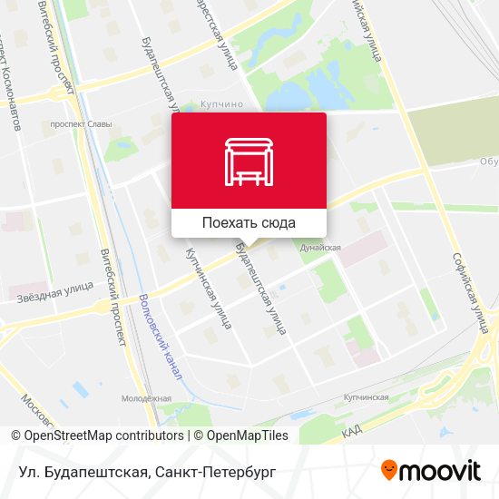 Карта Ул. Будапештская