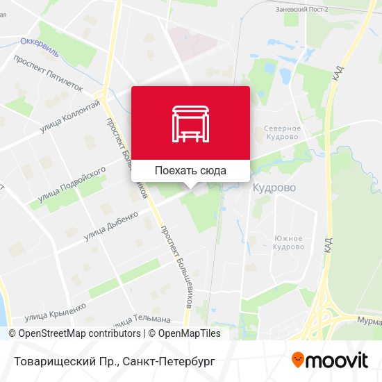 Карта Товарищеский Пр.