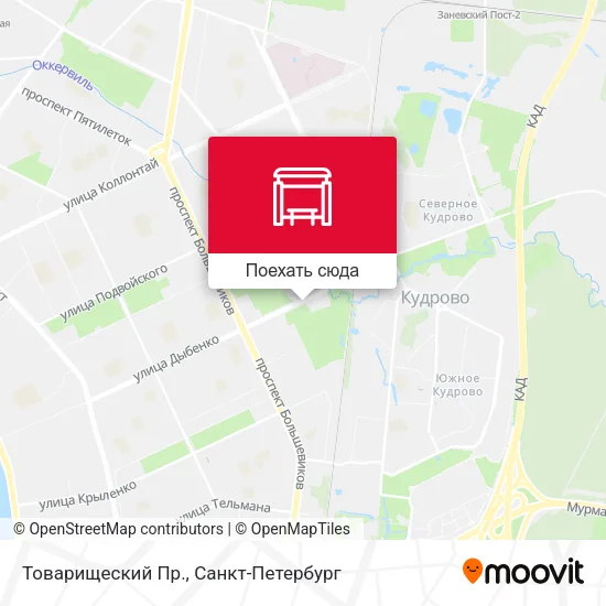 Карта Товарищеский Пр.