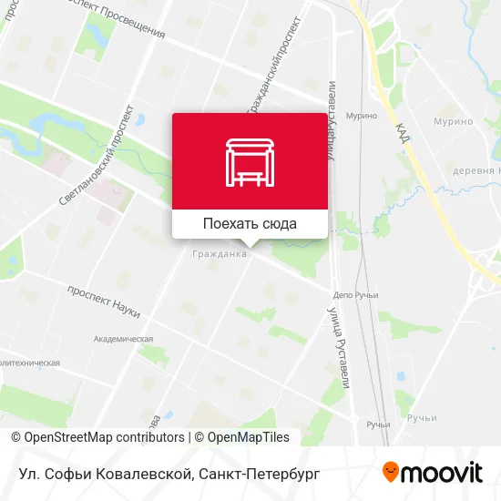 Карта Ул. Софьи Ковалевской