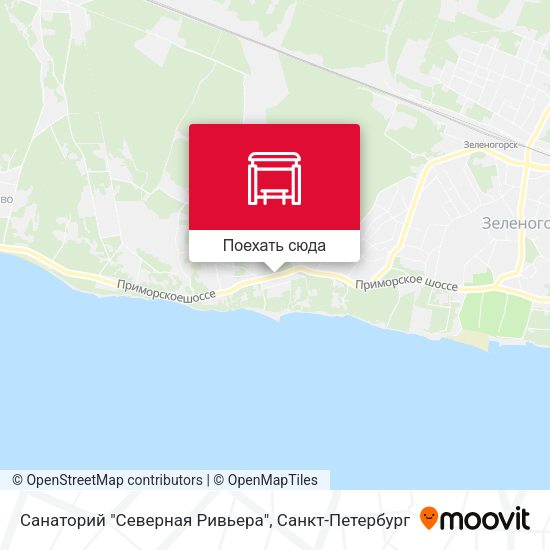 Карта Санаторий "Северная Ривьера"