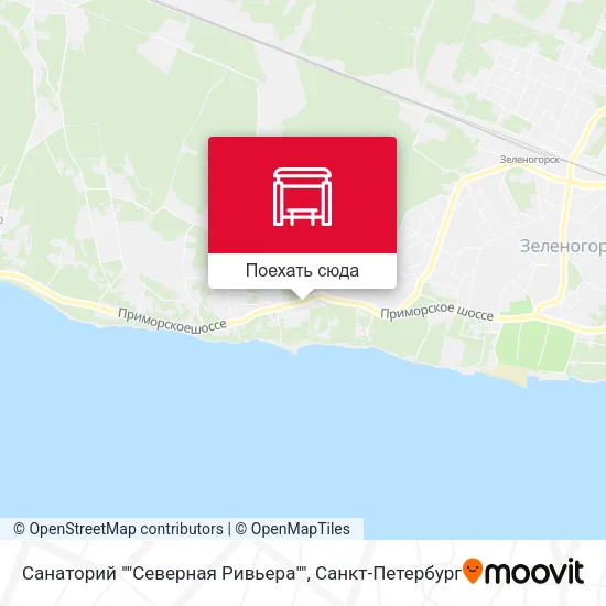 Карта Санаторий ""Северная Ривьера""