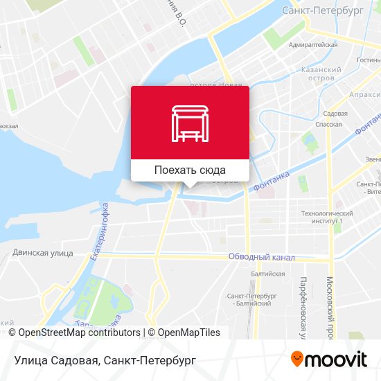 Карта Улица Садовая