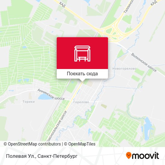 Карта Полевая Ул.