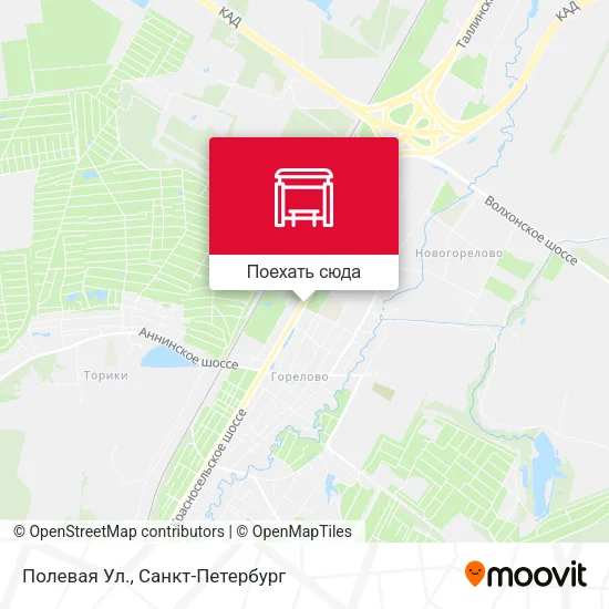 Карта Полевая Ул.