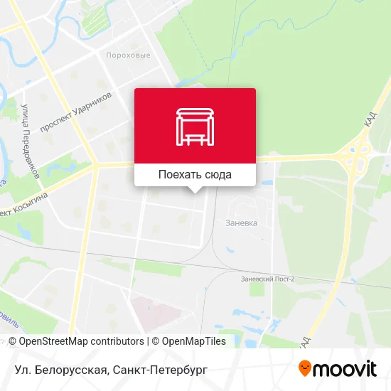 Карта Ул. Белорусская