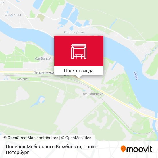 Карта Посёлок Мебельного Комбината