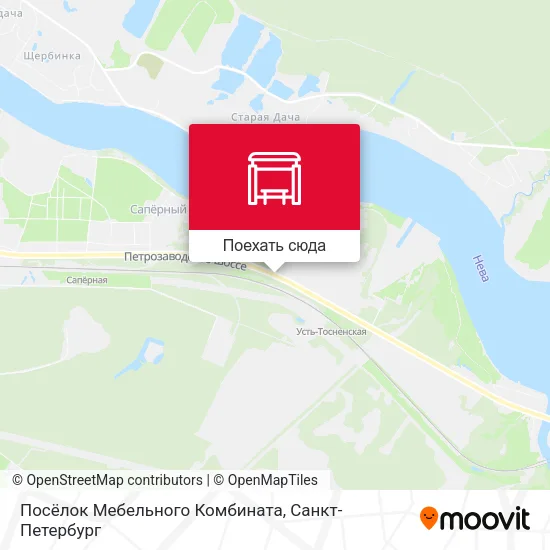 Карта Посёлок Мебельного Комбината