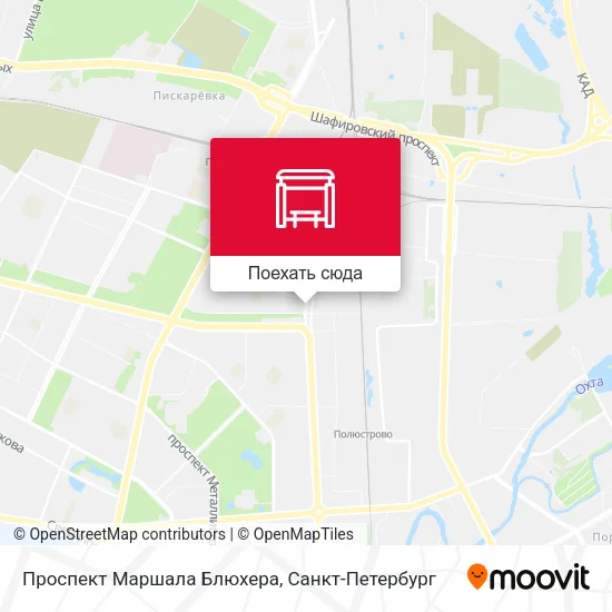 Карта Проспект Маршала Блюхера
