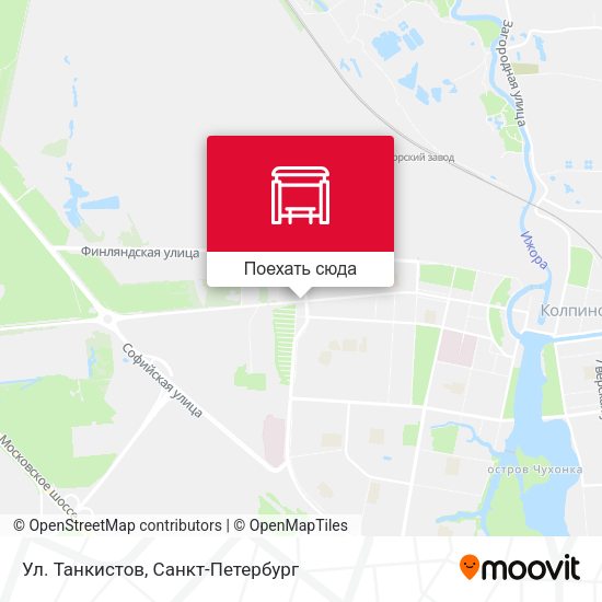Карта Ул. Танкистов