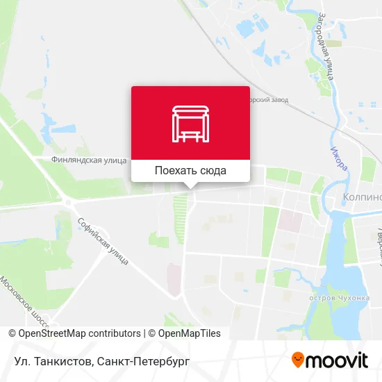 Карта Ул. Танкистов