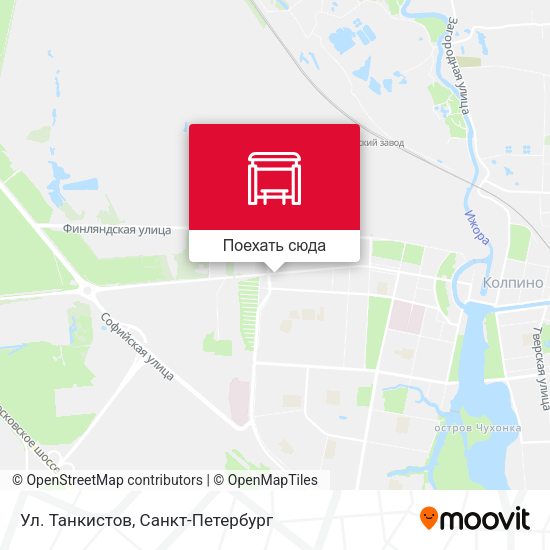 Карта Ул. Танкистов