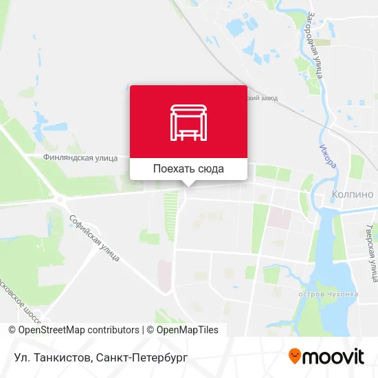 Карта Ул. Танкистов