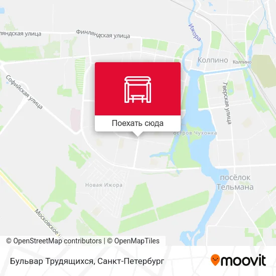 Карта Бульвар Трудящихся