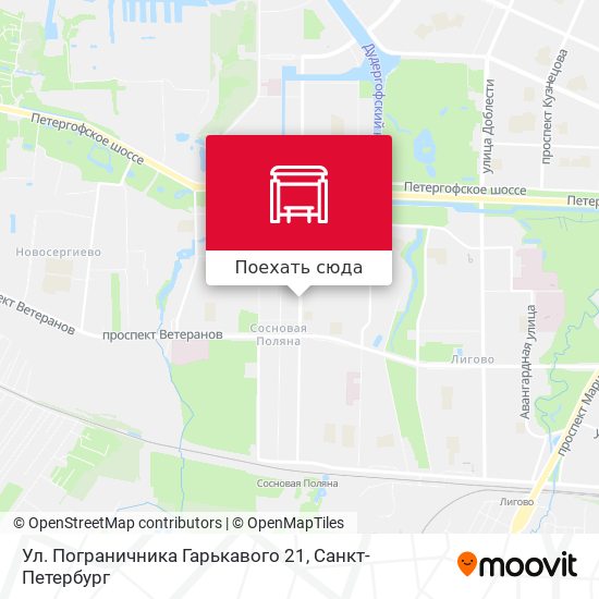 Карта Ул. Пограничника Гарькавого 21
