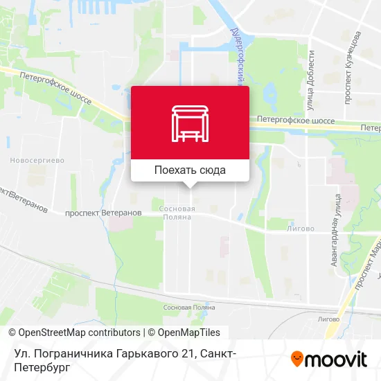Карта Ул. Пограничника Гарькавого 21