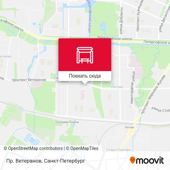 Карта Пр. Ветеранов