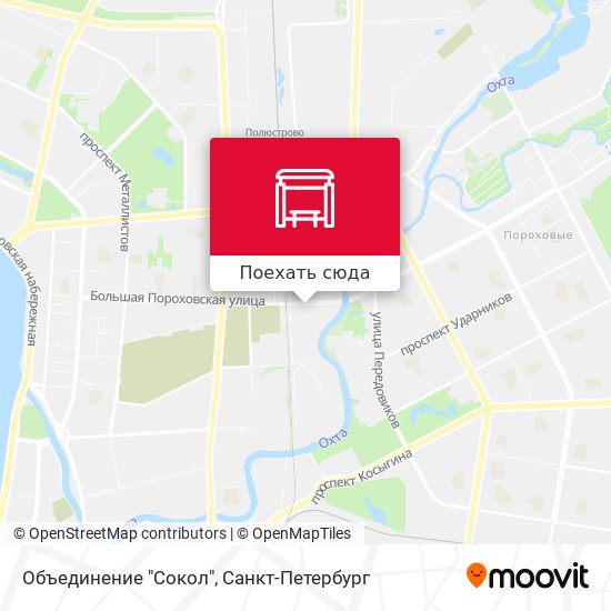 Карта Объединение "Сокол"