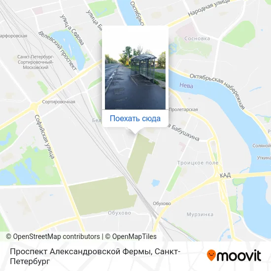 Карта Проспект Александровской Фермы