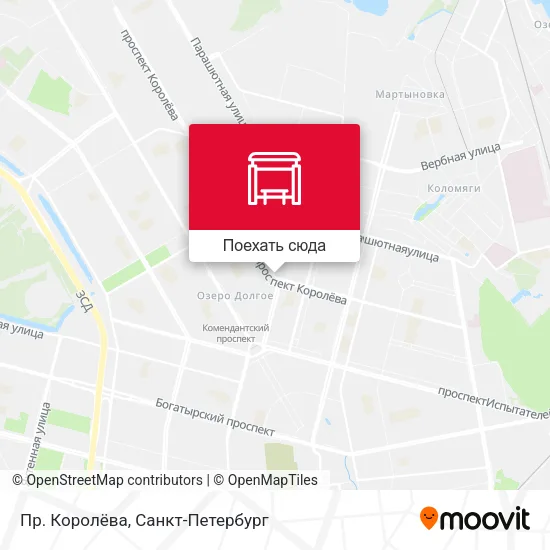 Карта Пр. Королёва