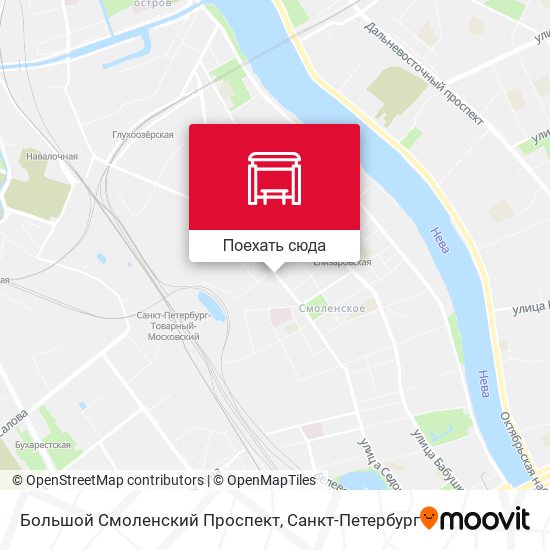 Карта Большой Смоленский Проспект
