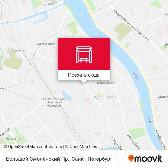 Карта Большой Смоленский Пр.