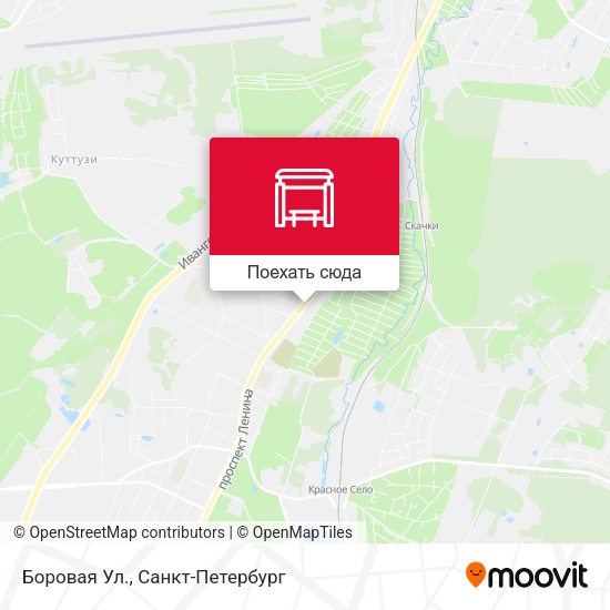 Карта Боровая Ул.