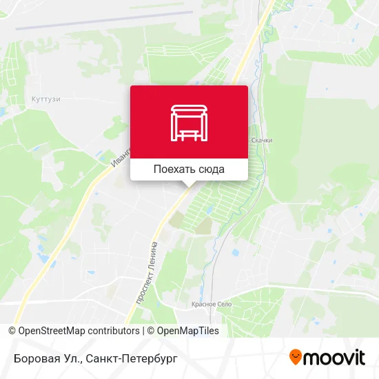 Карта Боровая Ул.