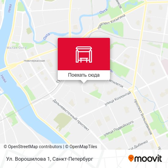 Карта Ул. Ворошилова 1