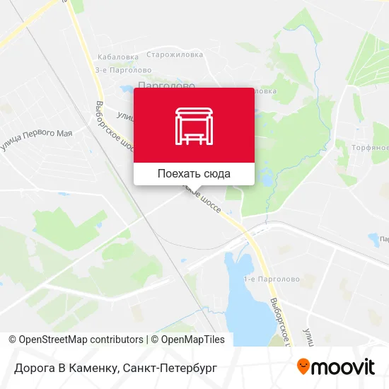 Карта Дорога В Каменку