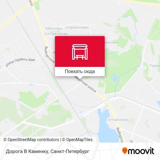 Карта Дорога В Каменку