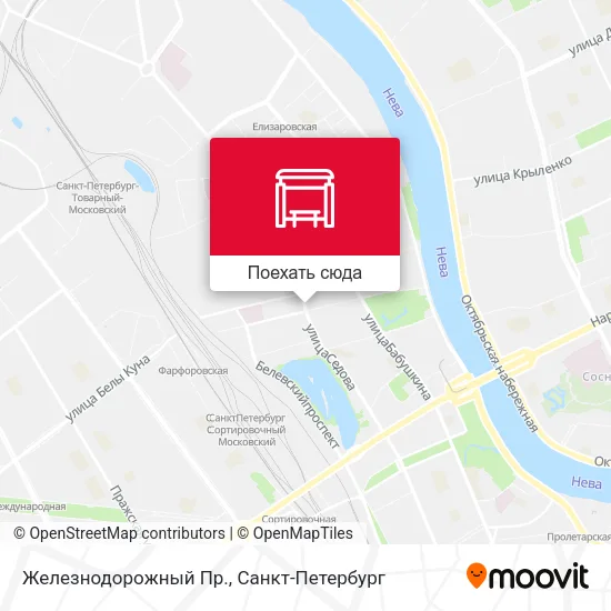 Карта Железнодорожный Пр.