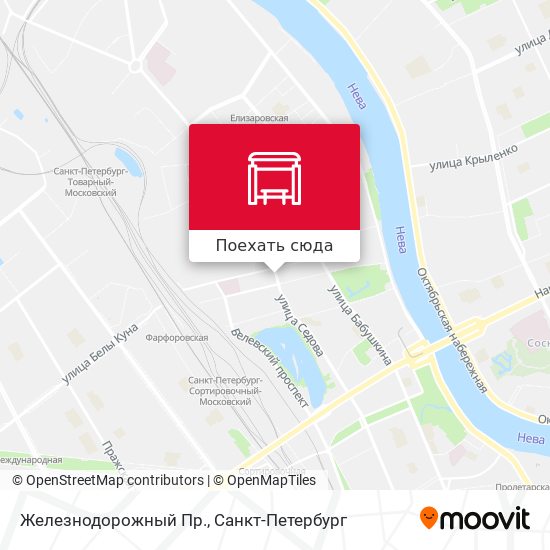 Карта Железнодорожный Пр.