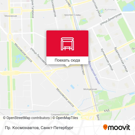 Карта Пр. Космонавтов