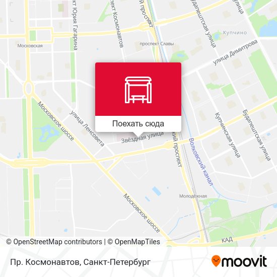 Карта Пр. Космонавтов