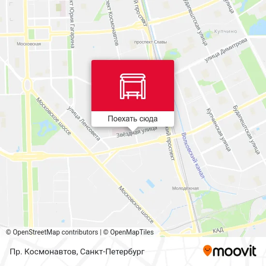 Карта Пр. Космонавтов