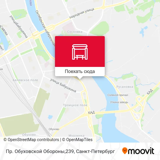 Карта Пр. Обуховской Обороны,239