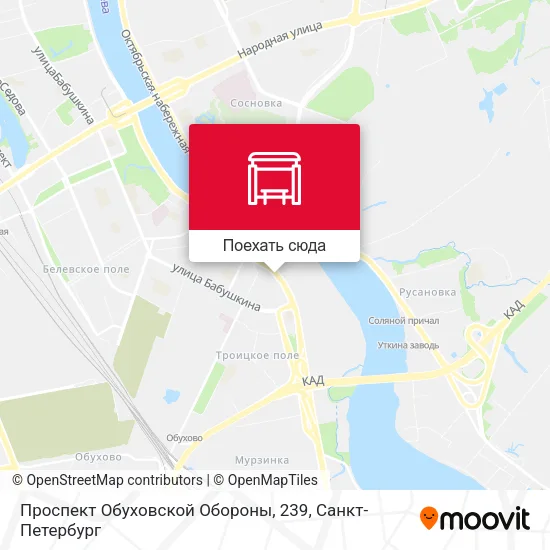 Карта Проспект Обуховской Обороны, 239