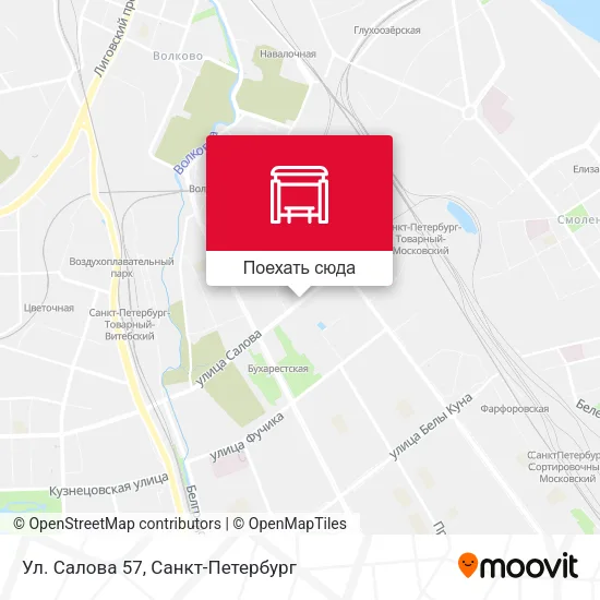 Карта Ул. Салова 57