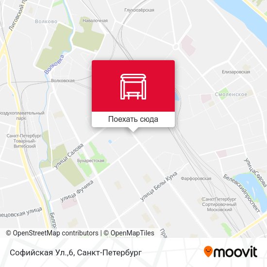 Карта Софийская Ул.,6