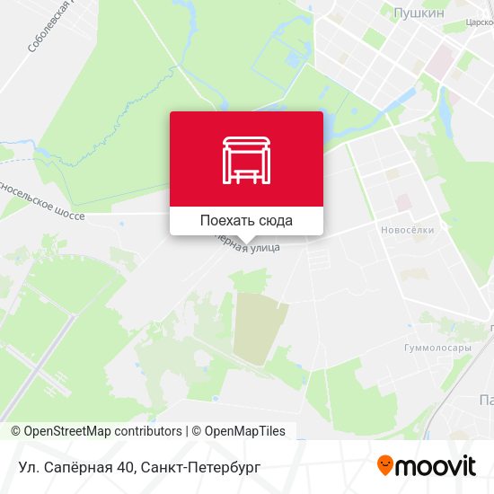 Карта Ул. Сапёрная 40