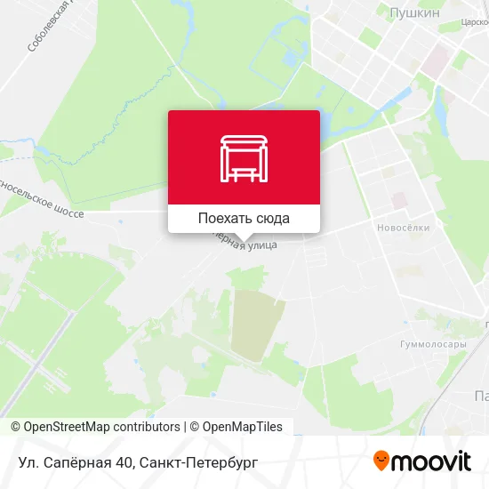 Карта Ул. Сапёрная 40
