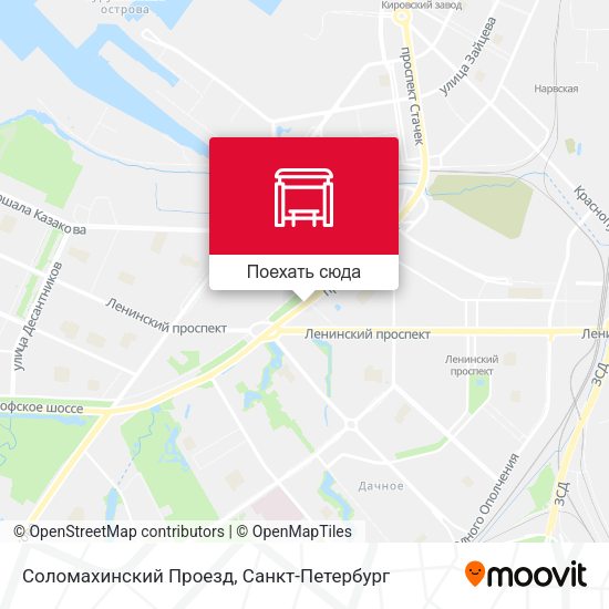 Карта Соломахинский Проезд