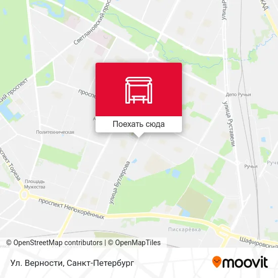 Карта Ул. Верности