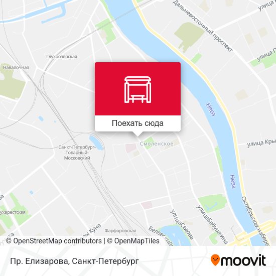 Карта Пр. Елизарова