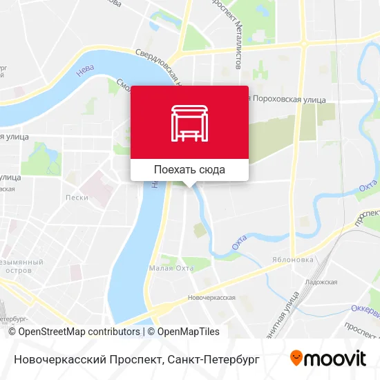 Карта Новочеркасский Проспект