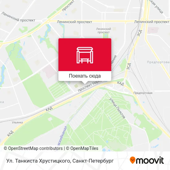Карта Ул. Танкиста Хрустицкого