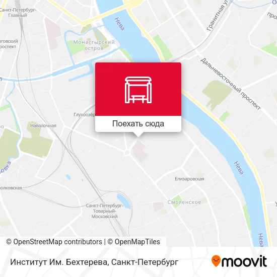 Карта Институт Им. Бехтерева
