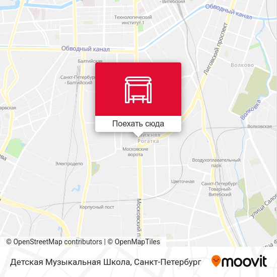 Карта Детская Музыкальная Школа