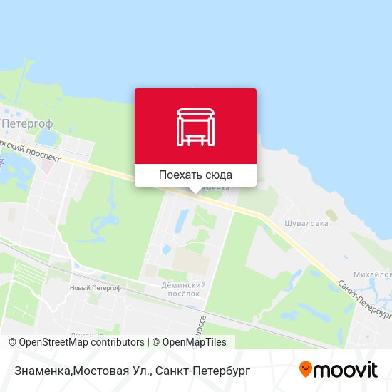 Карта Знаменка,Мостовая Ул.